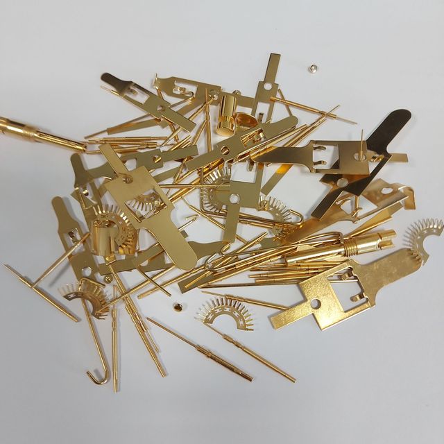 Electroplating brass deals with silver